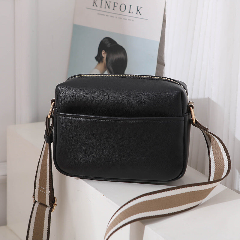 Wholesale Solid Color PU Messenger Shoulder Bag